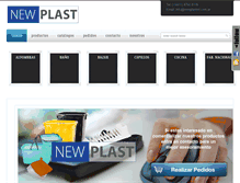 Tablet Screenshot of newplastsrl.com.ar